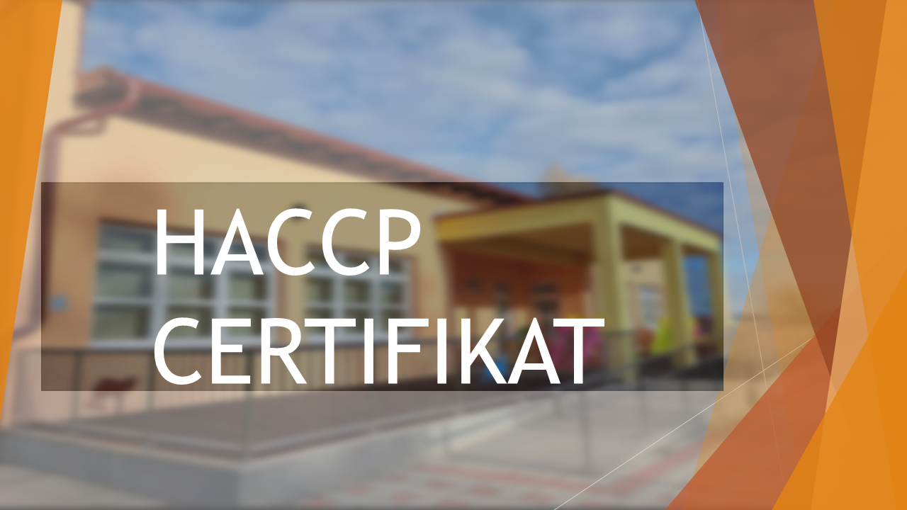 HACCP Certifikat